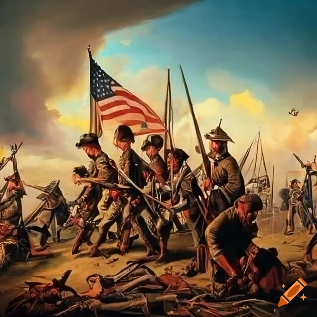depiction of the battle of Bunker Hill