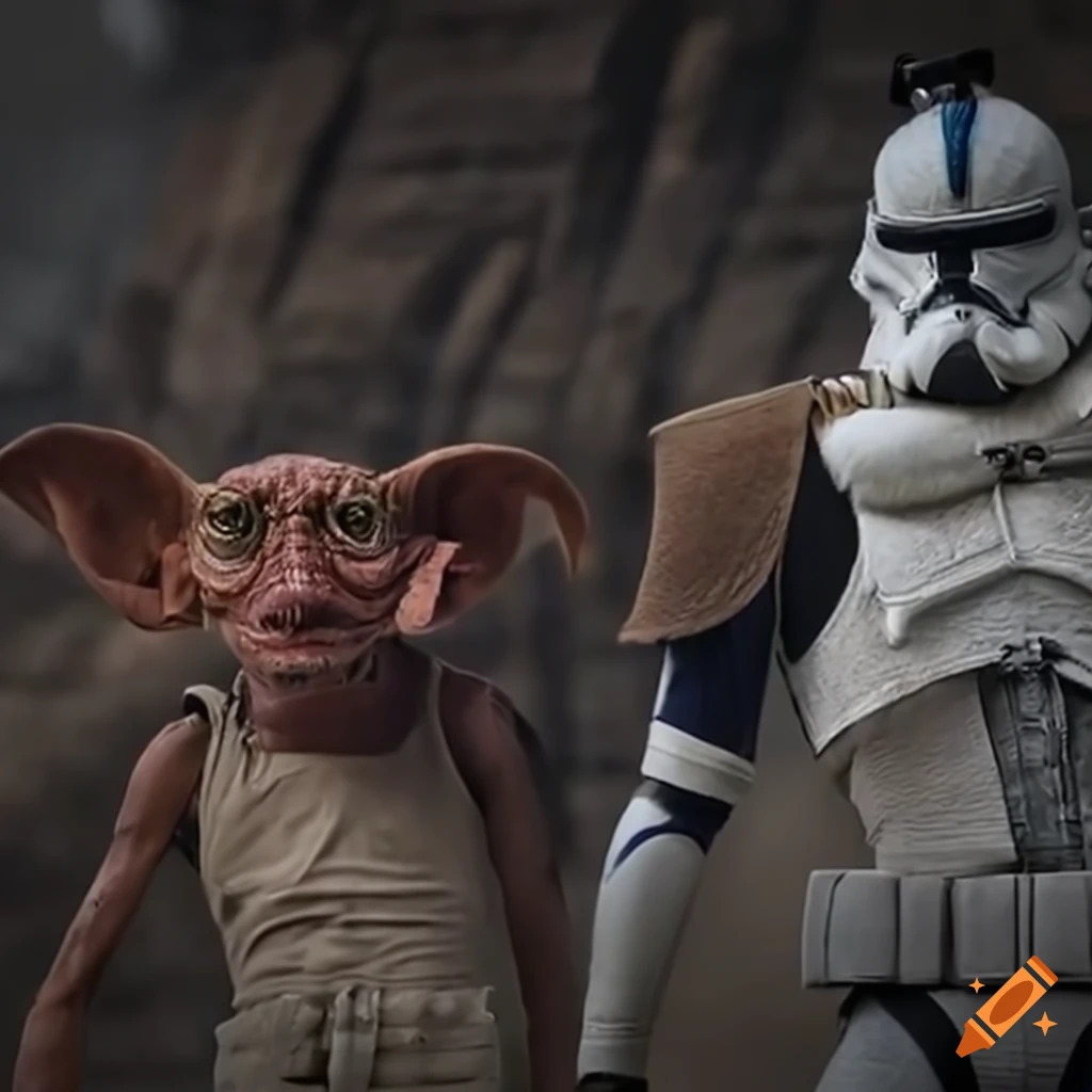 Captain Rex saving Dobby in an epic scene