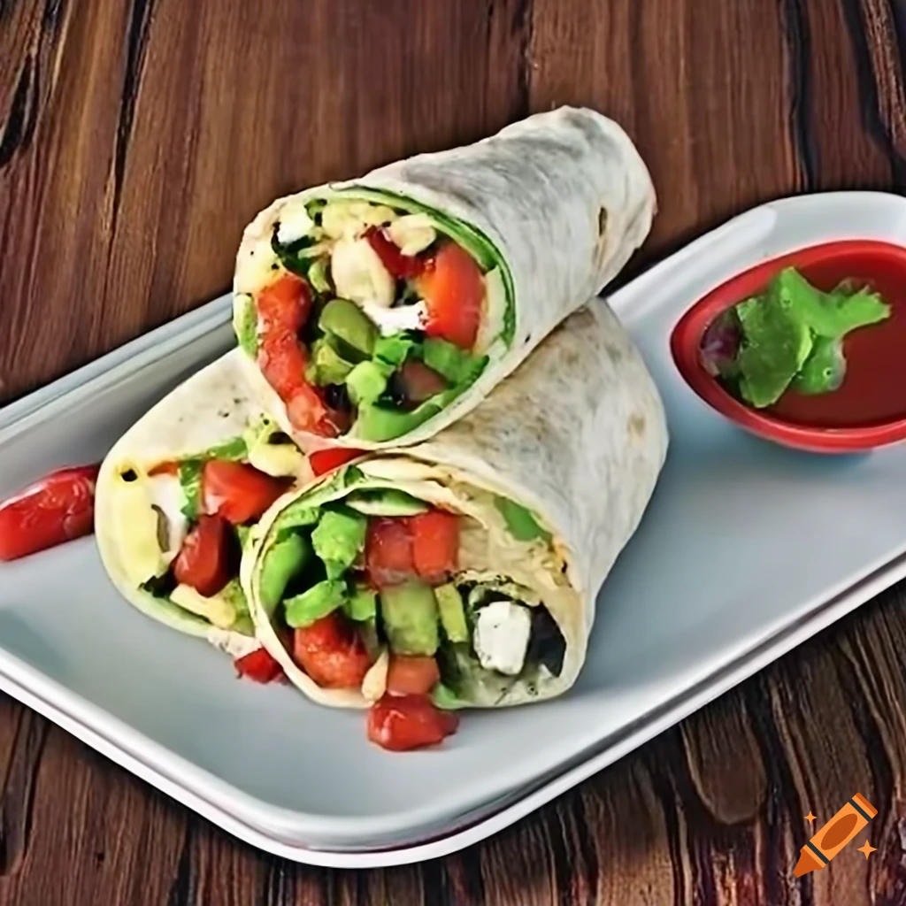 Avocado Lovers' Burrito Duo - a delicious and vibrant Mexican dish