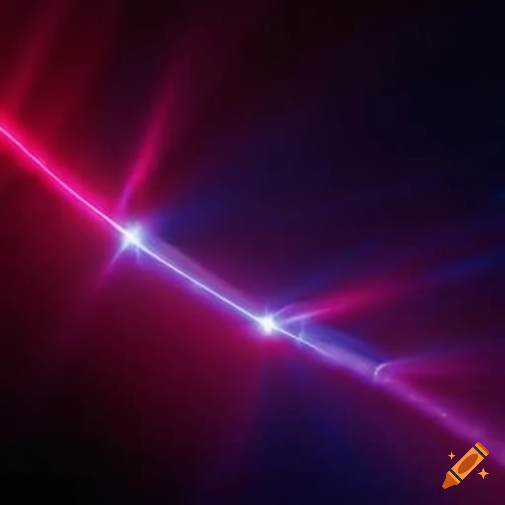 diamond shining with a beam of light