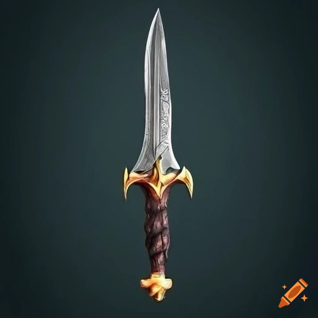 fantasy dagger with a poison blade