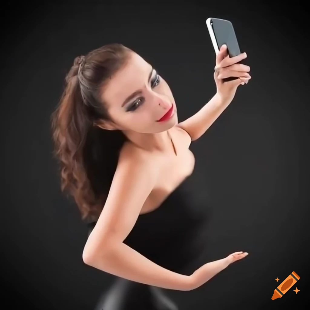 photo of a dancer taking a selfie