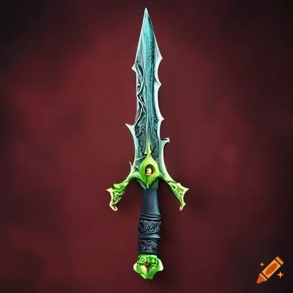 fantasy dagger with a poison blade