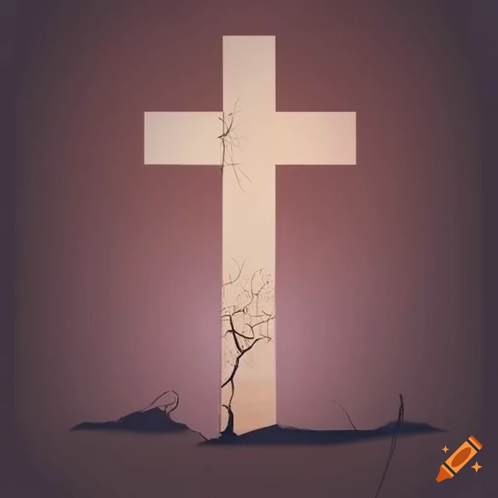 Christian logo with a cross