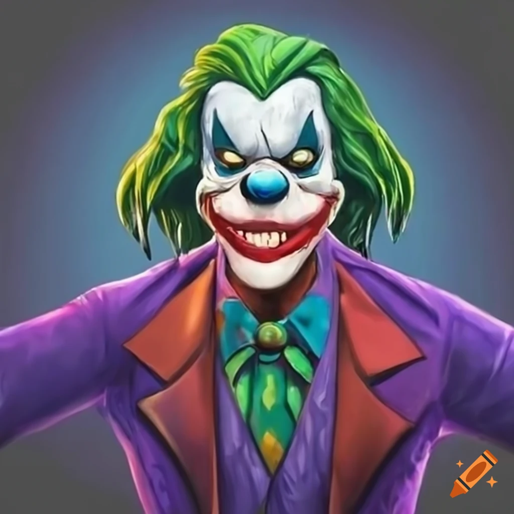 goofy joker character