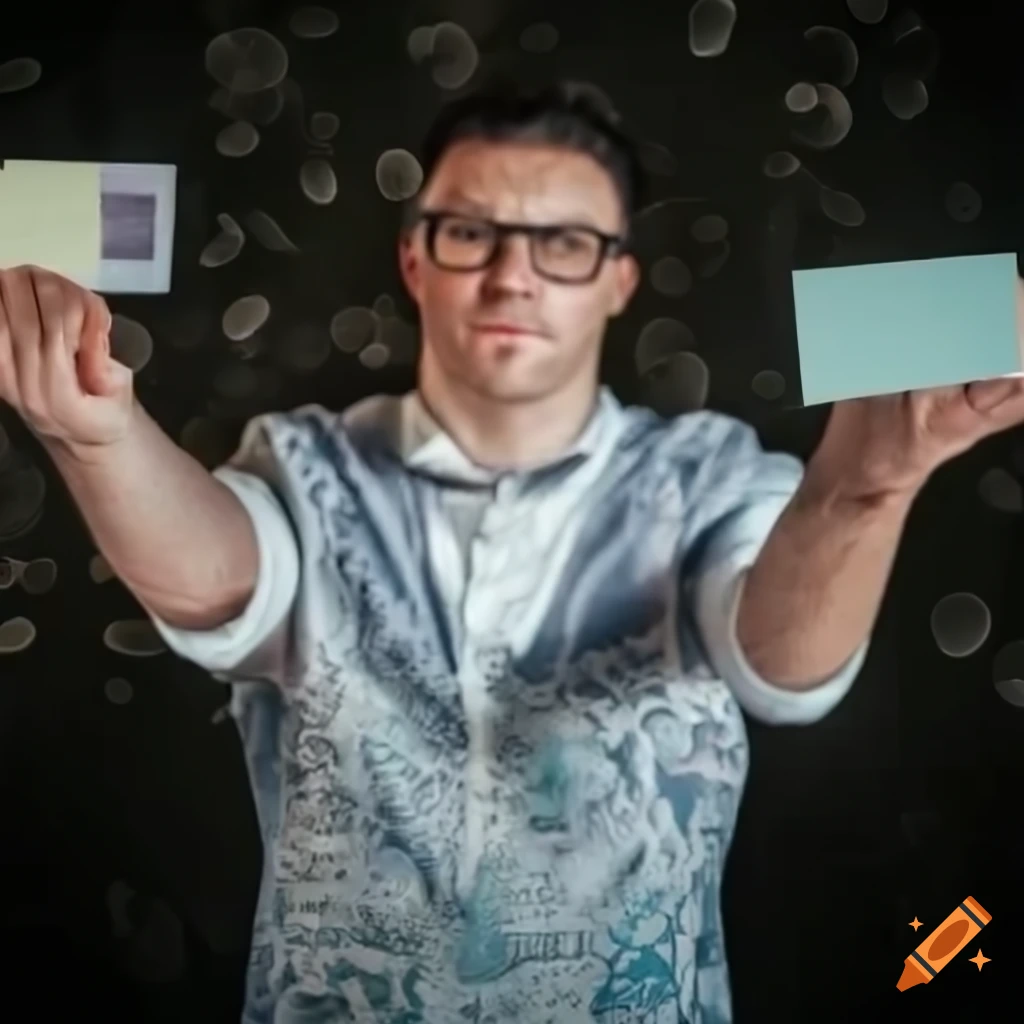 man holding a Canadian gift card