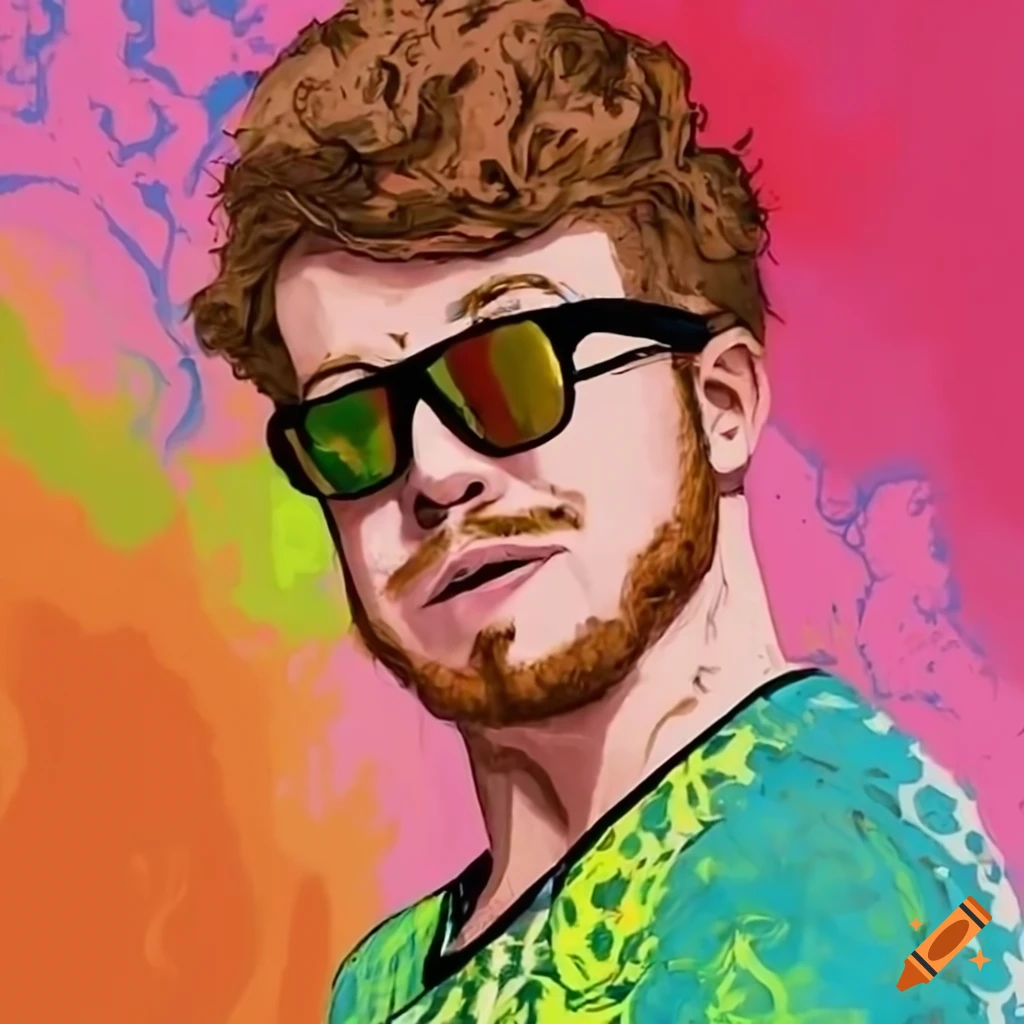 crayon art of Yung Gravy