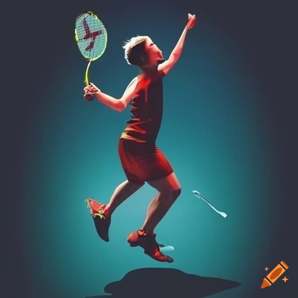 affiche promotionnelle d'une compétition de badminton