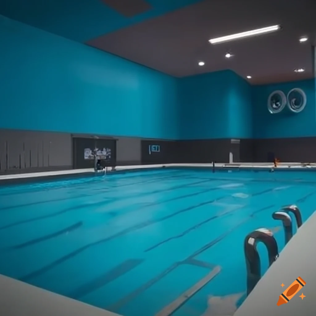 pool inside a Walmart store