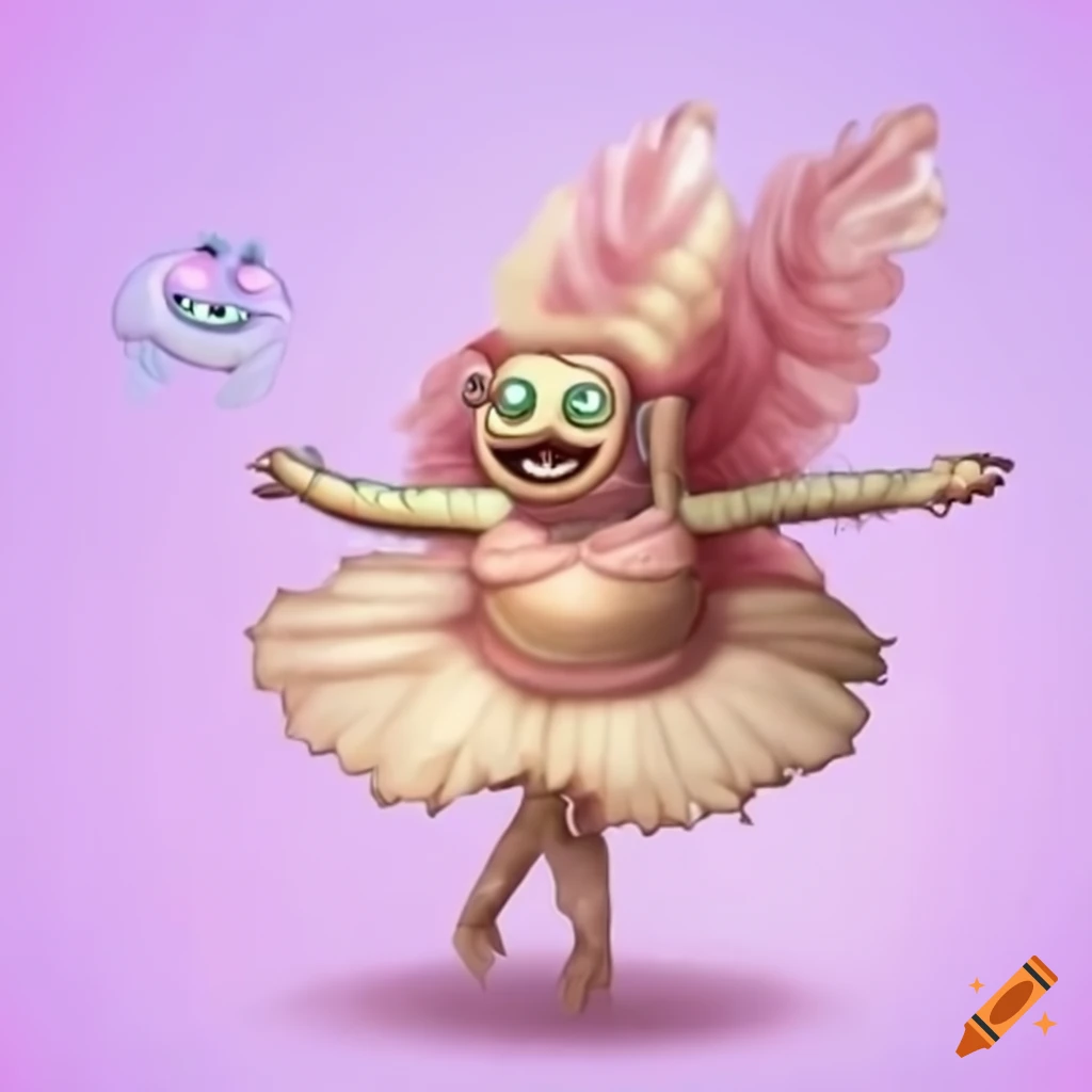 ballerina monster from My Singing Monsters game