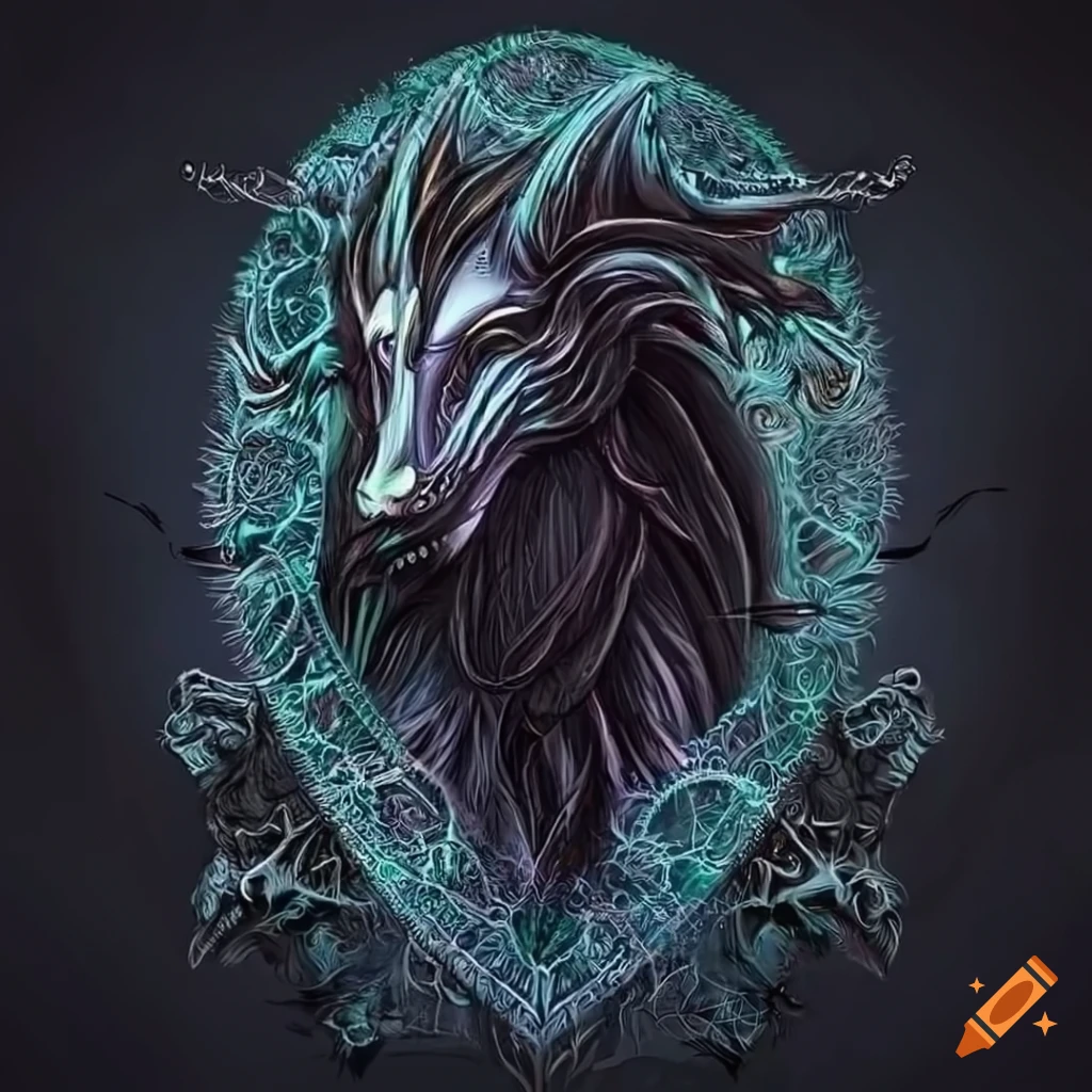 captivating artwork of a mythical creature