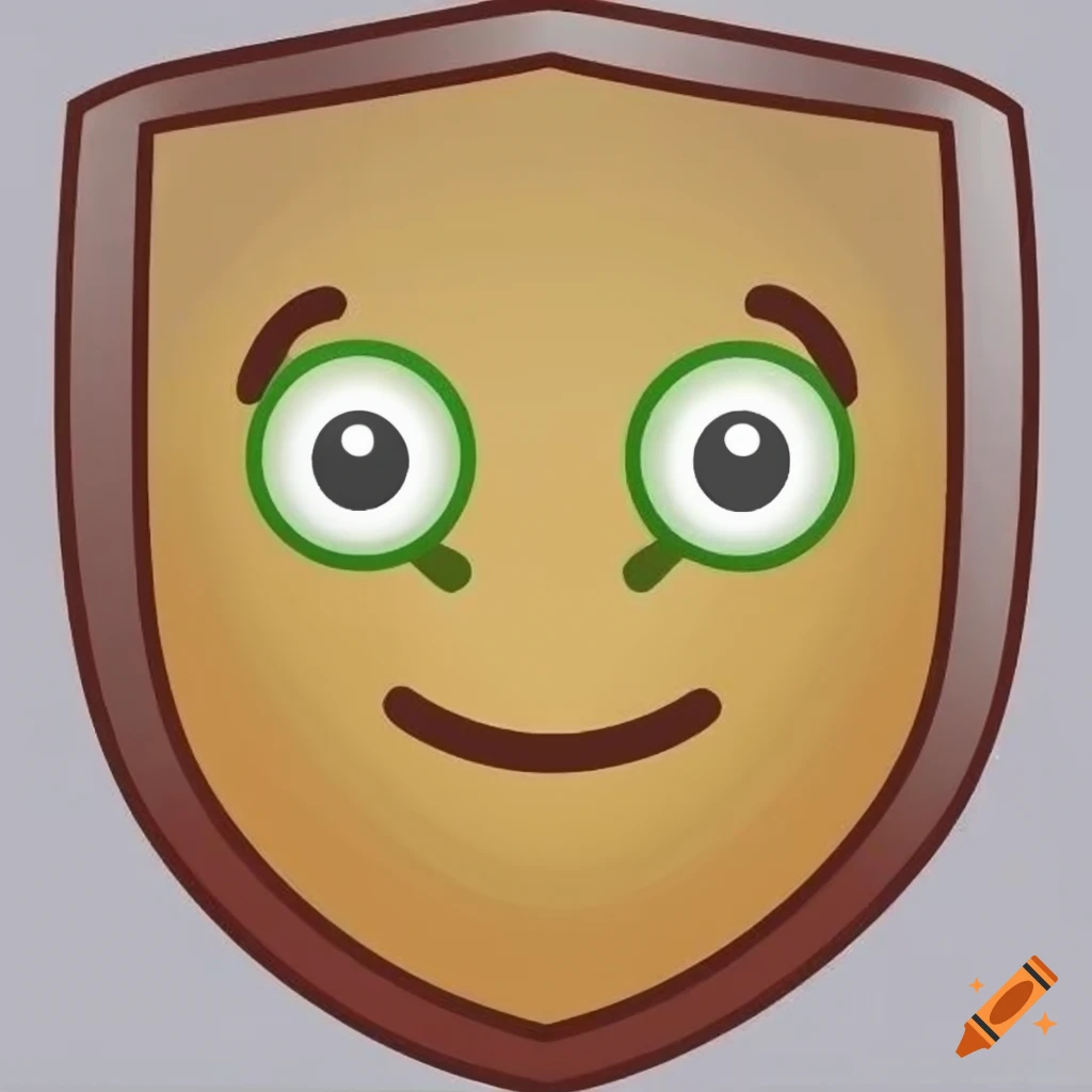smiley face shield emoji
