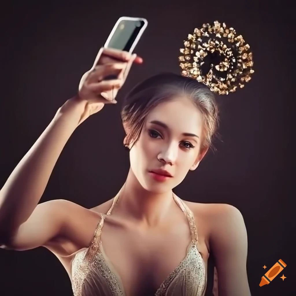 photo of a dancer taking a selfie