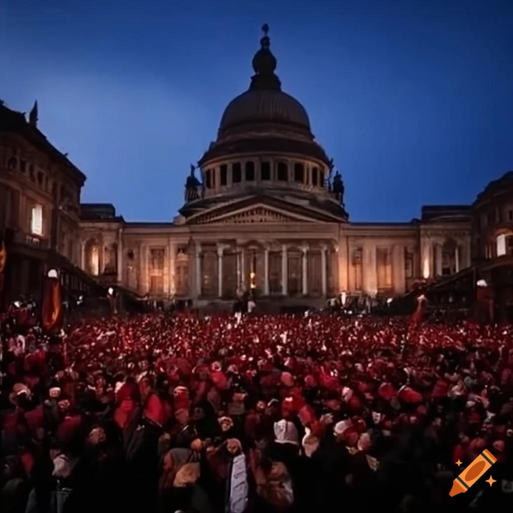 October revolution march
