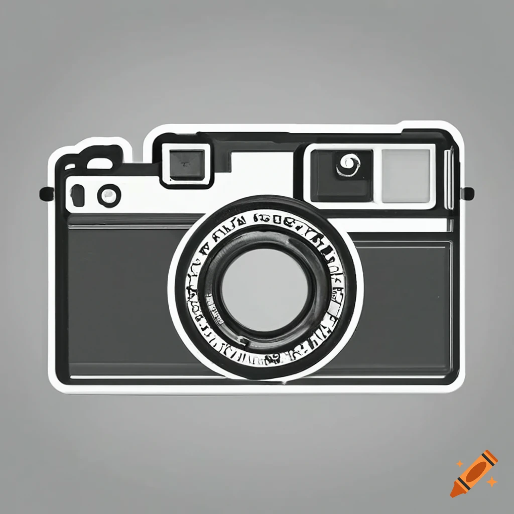outline icon of a Leica 35mm film camera