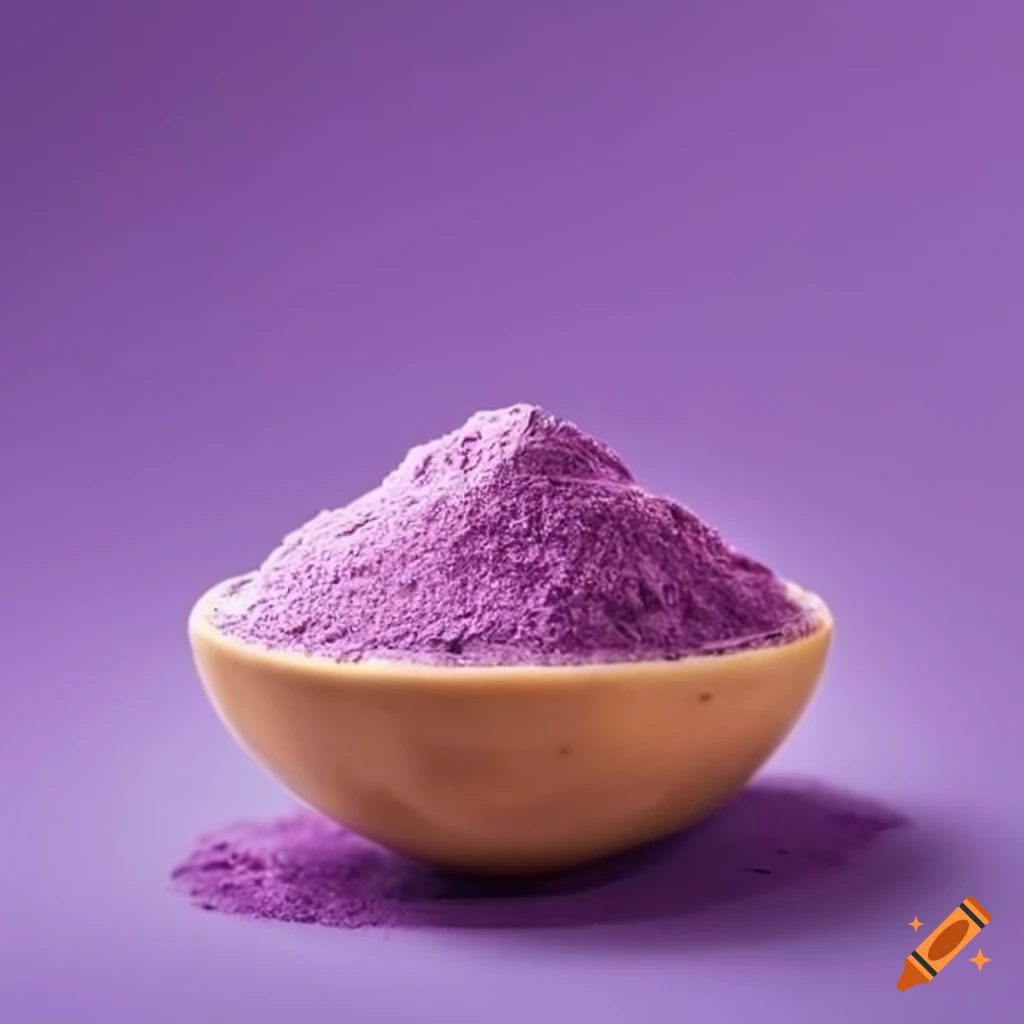 banana and blueberry smoothie powder