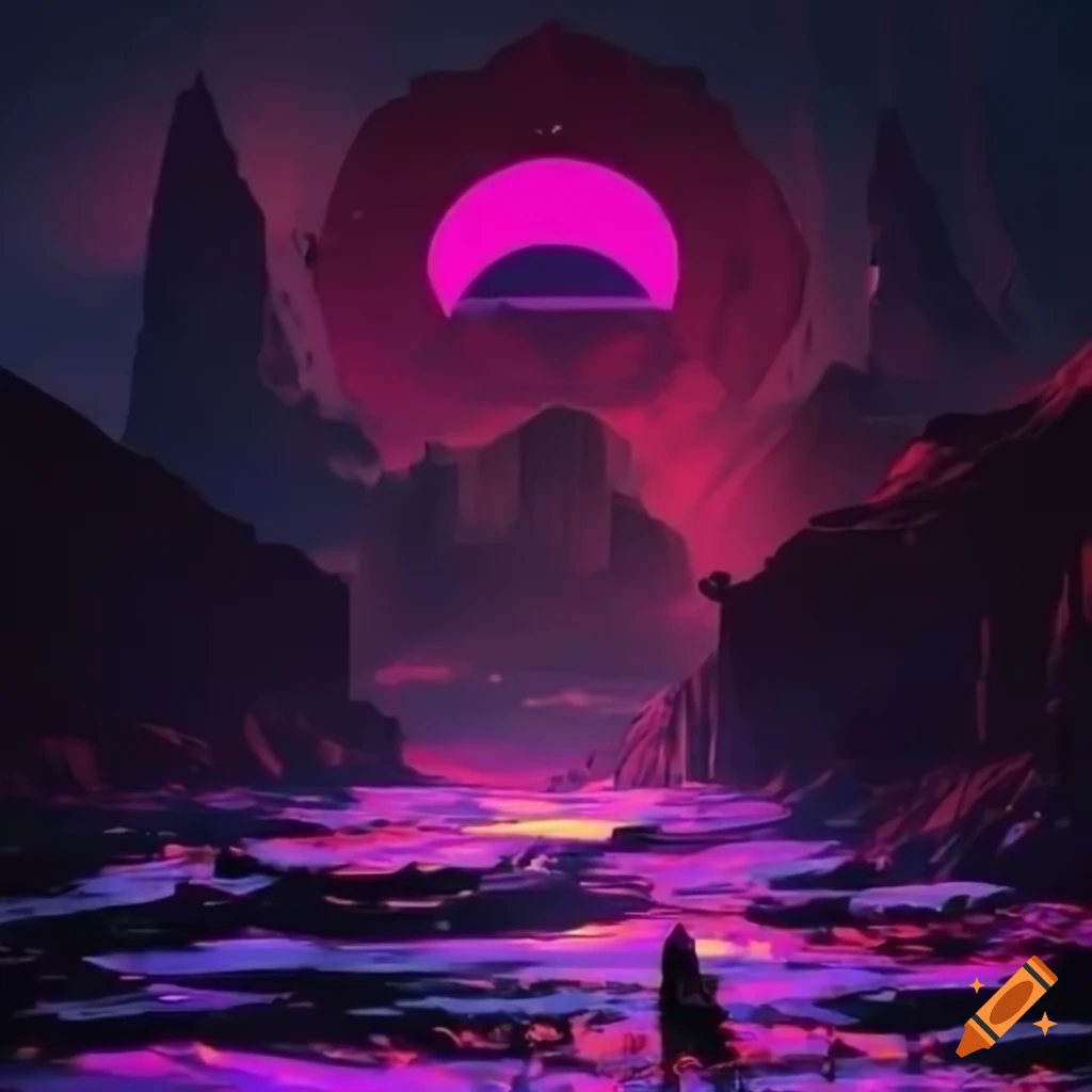 retrowave beach vibes