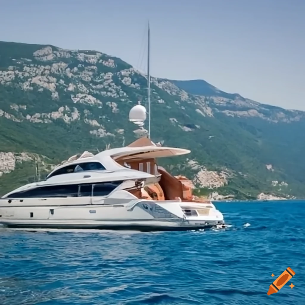 people enjoying a yacht ride in Montenegro
