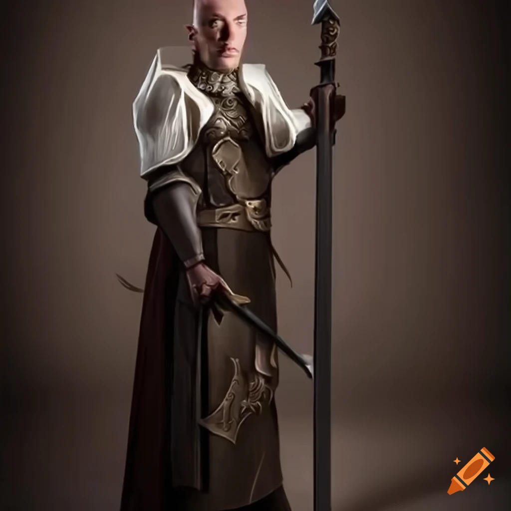 cleric wielding a greatsword