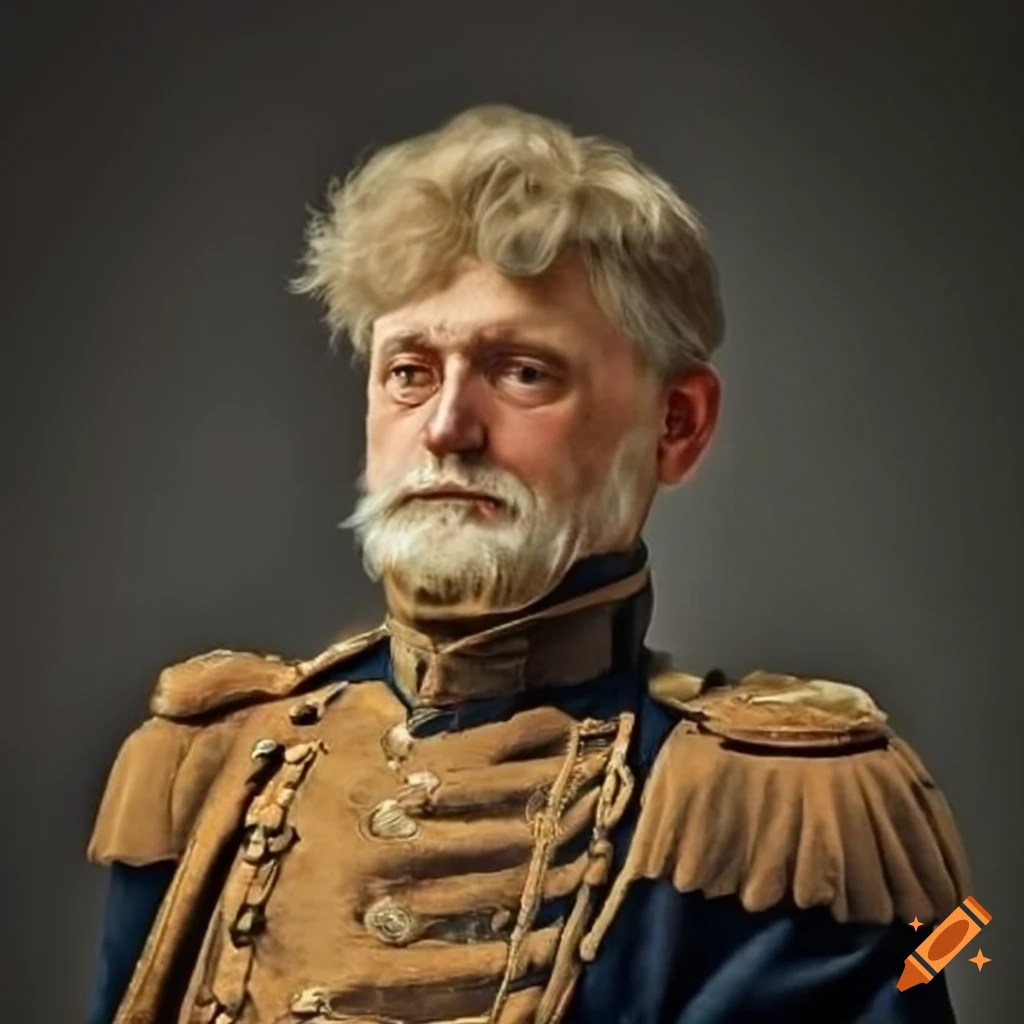 19th century artillery uniform worn by a person