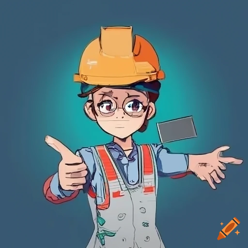 engineer pointing during a presentation