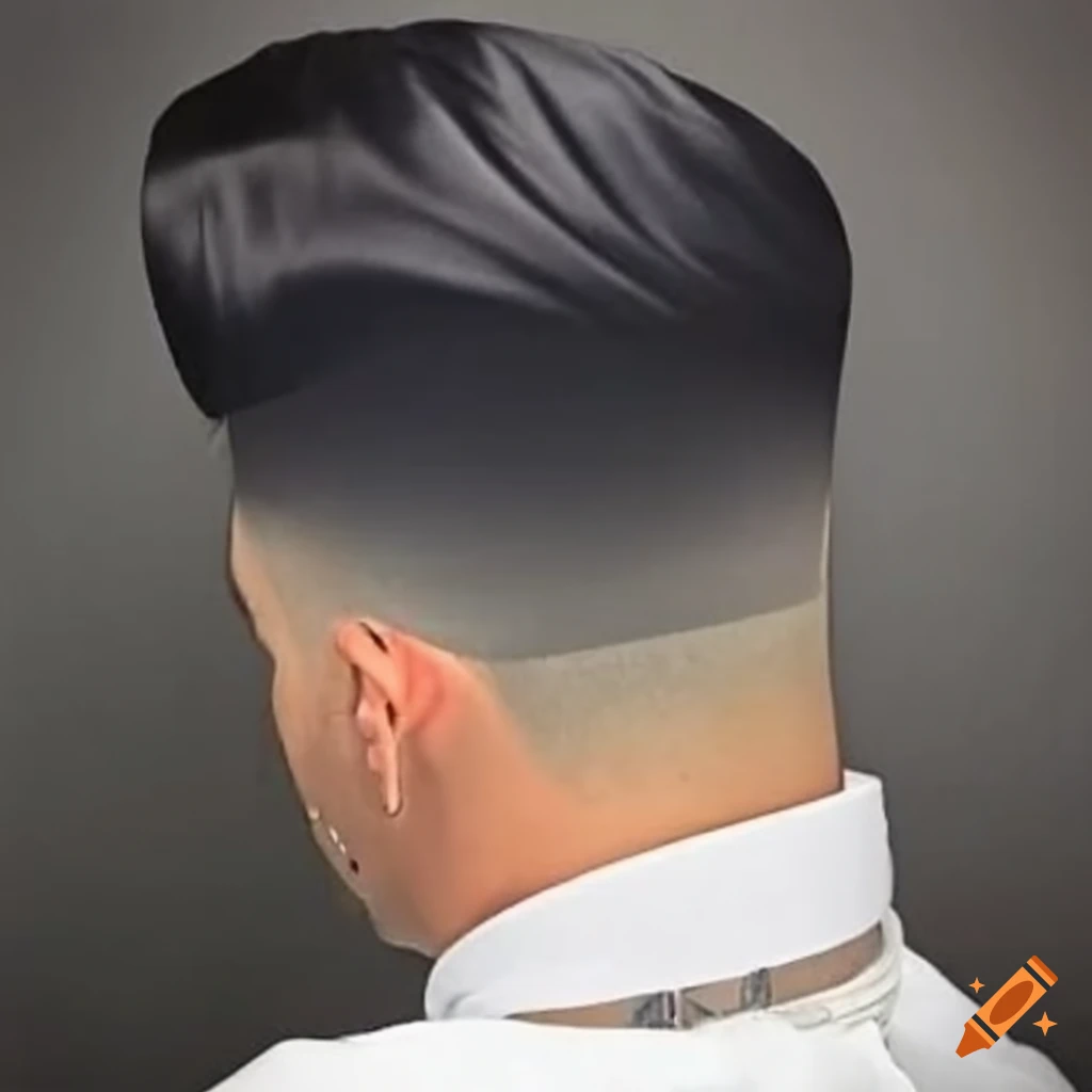 image of a slicked back hairstyle