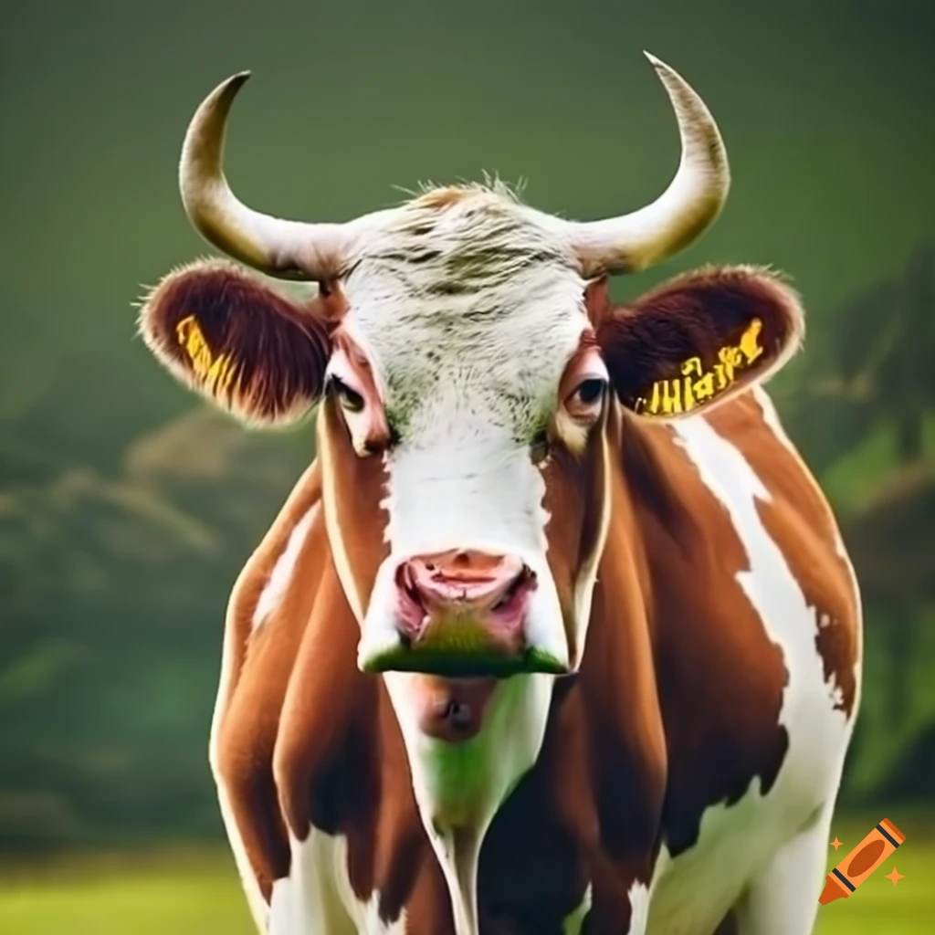 cow in a field
