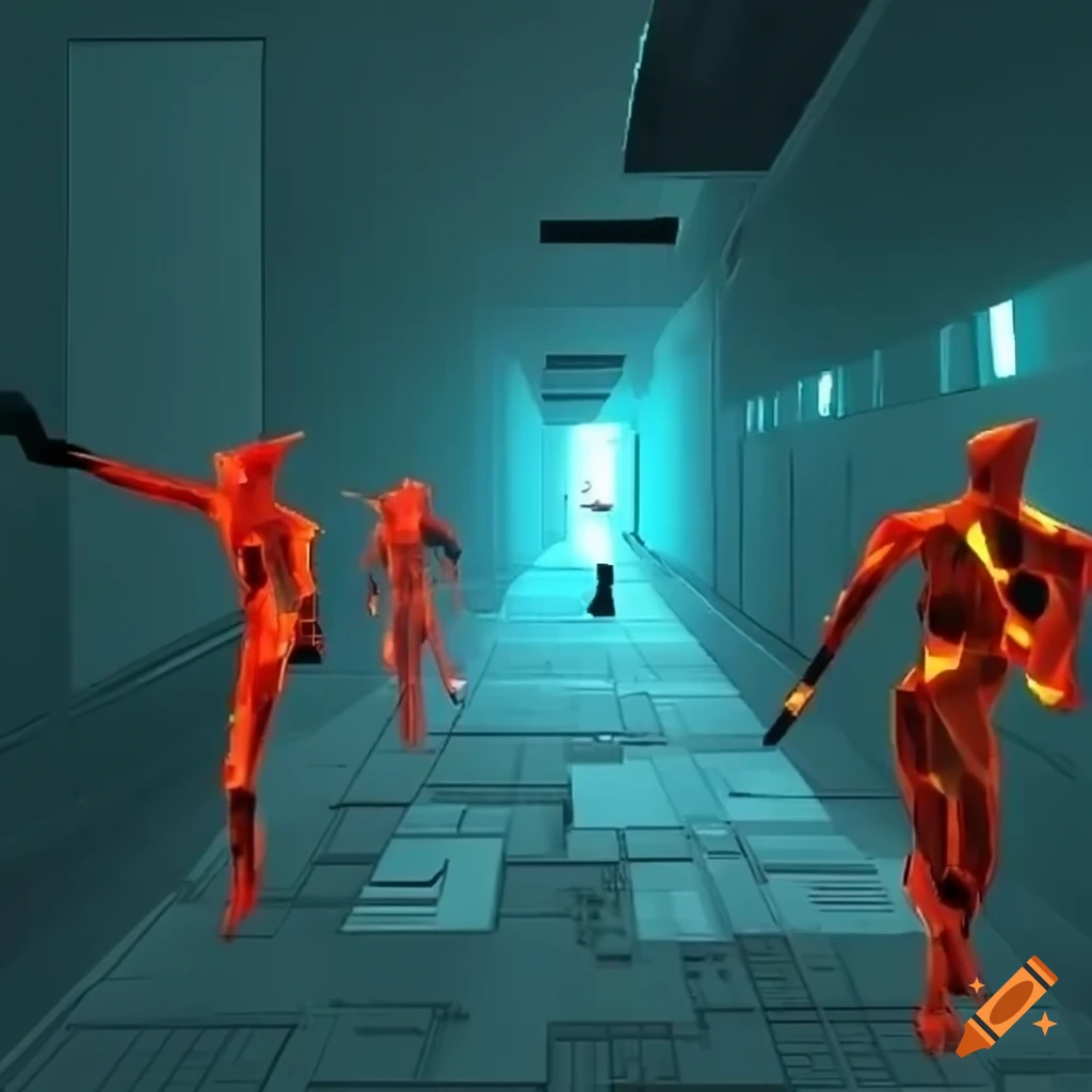 SuperHot video game interface