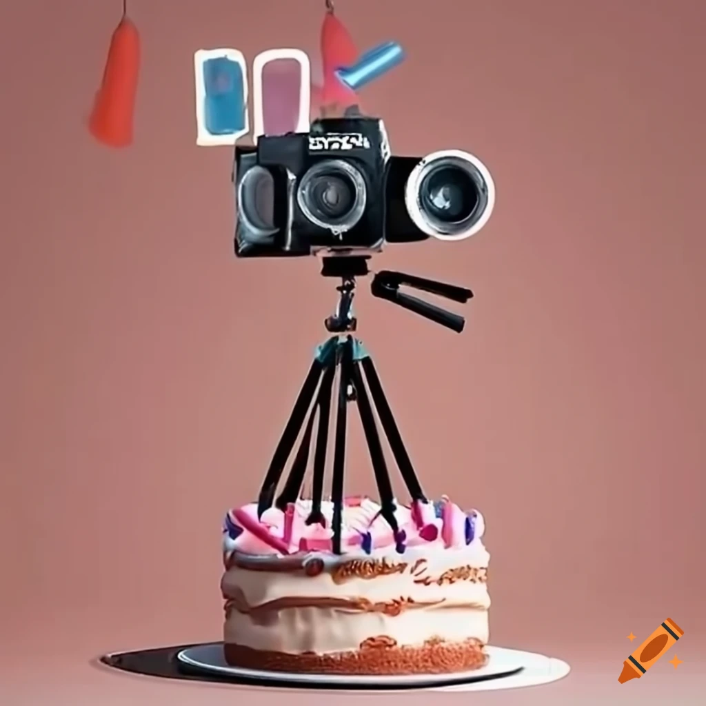 Camera Canon Fondant Cake - CS0013 – Circo's Pastry Shop