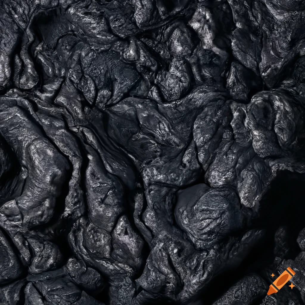 highly detailed top view texture of lava and magma