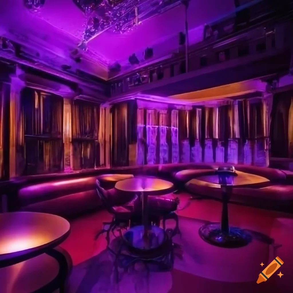 interior of a vibrant nightclub