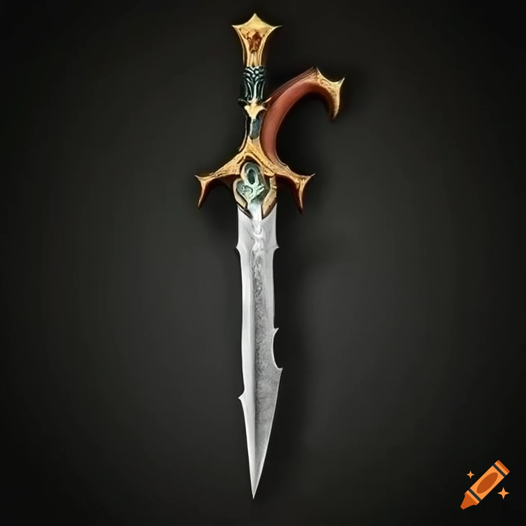 fantasy dagger with poison blade