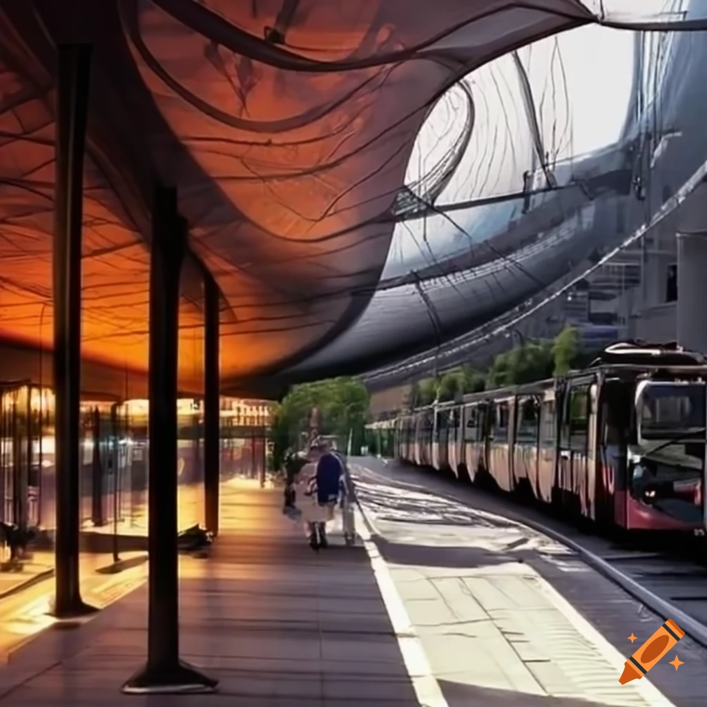moderna estación de buses con buenas instalaciones