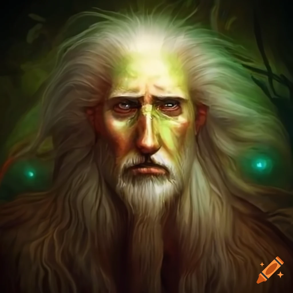 portrait of Kennith Ogden the Druid