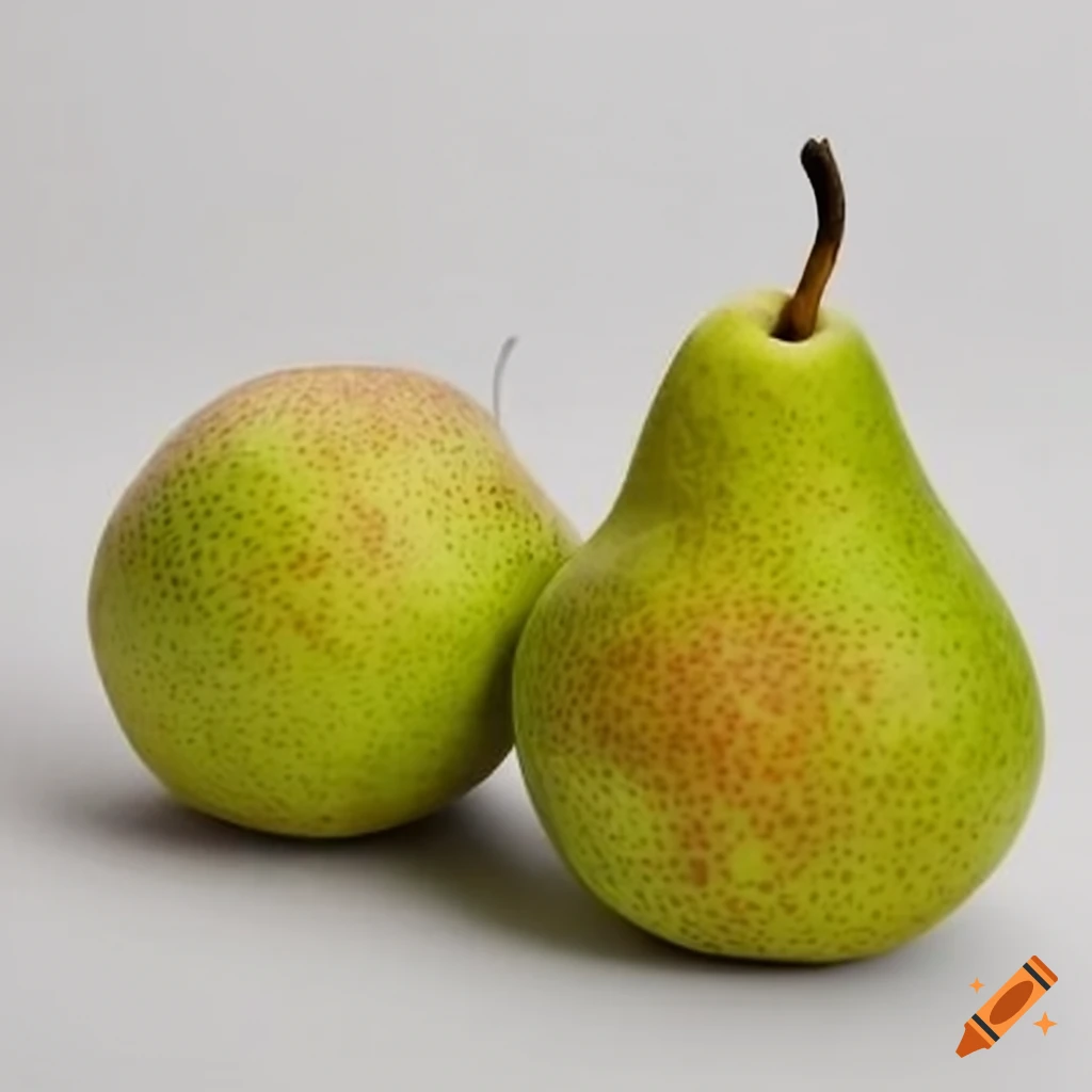 fresh and juicy pear