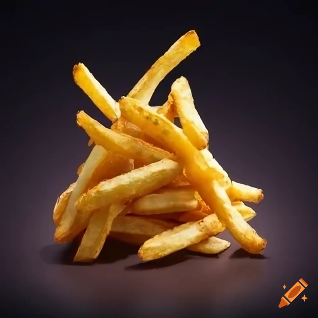 crispy golden fries seasoned with pepper