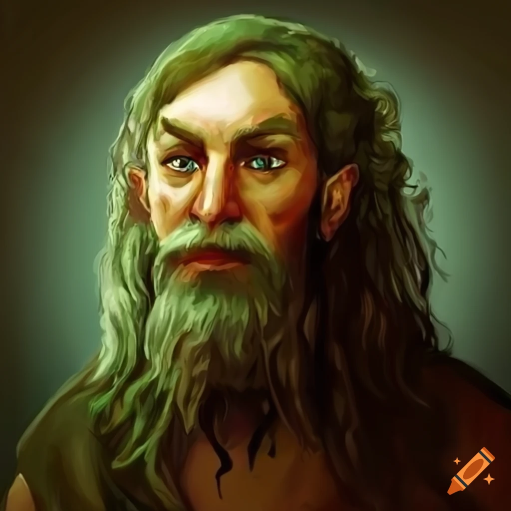 portrait of Kennith Ogden the Druid