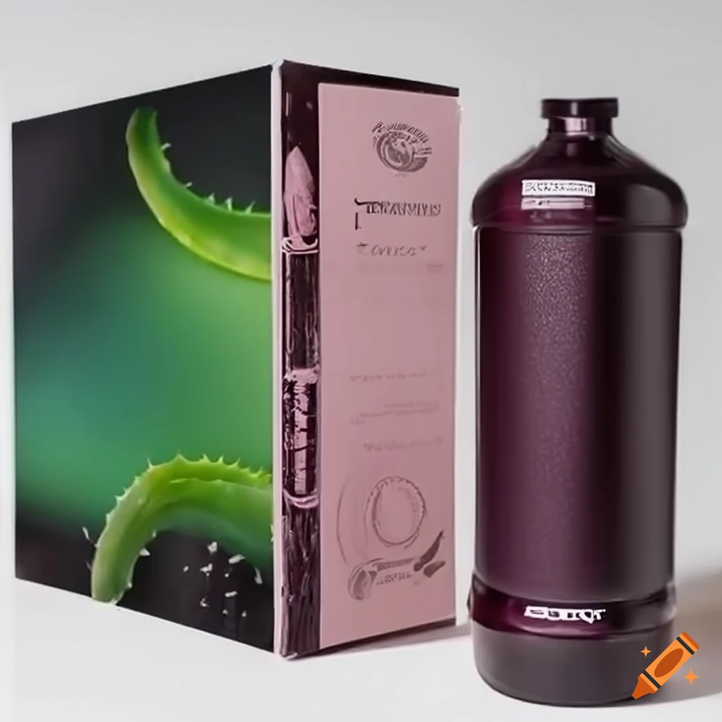 packaging design for aloe vera acai drink powder