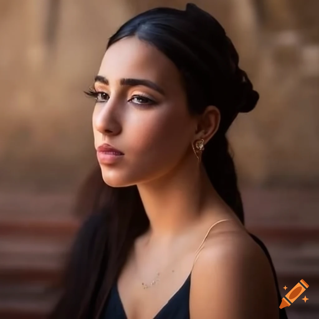 portrait of a young Moroccan woman