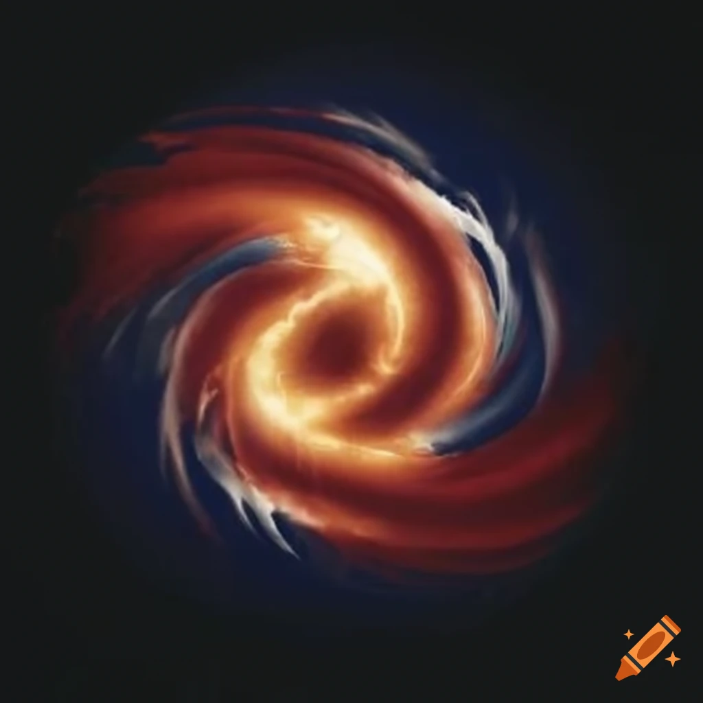 logo design of a hurricane fantasy football team