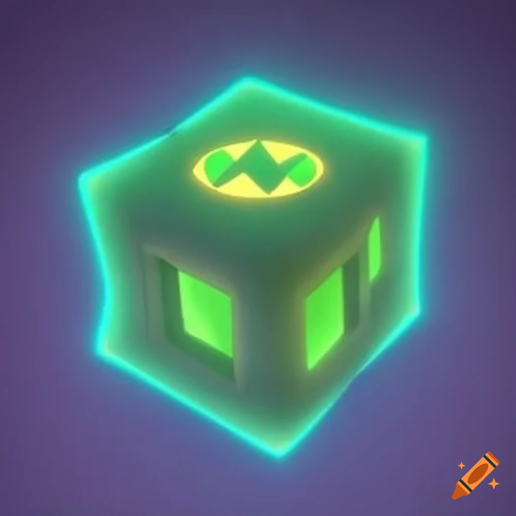 powerup cube with kangaroo head logo