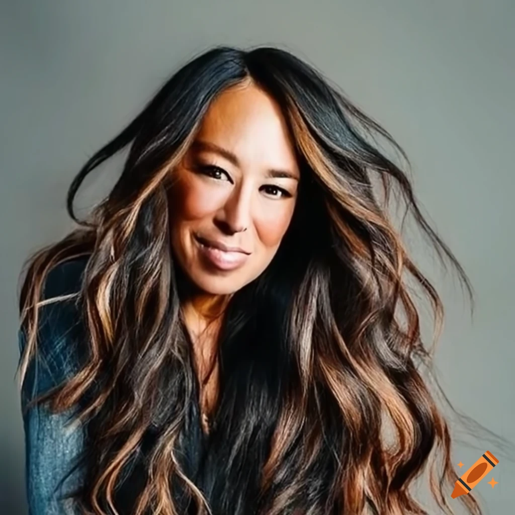 Joanna Gaines getting her hair washed at a salon