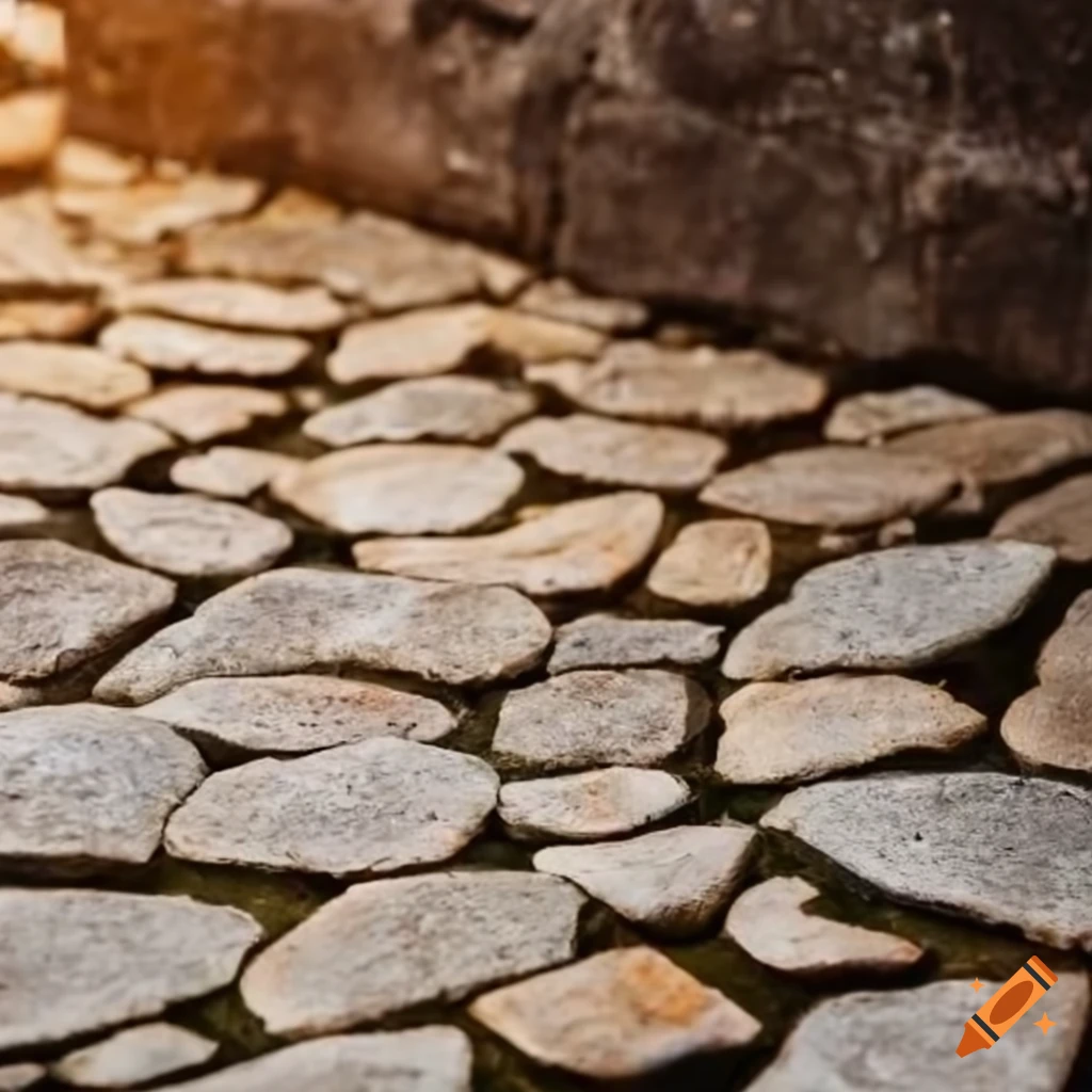stone courtyard