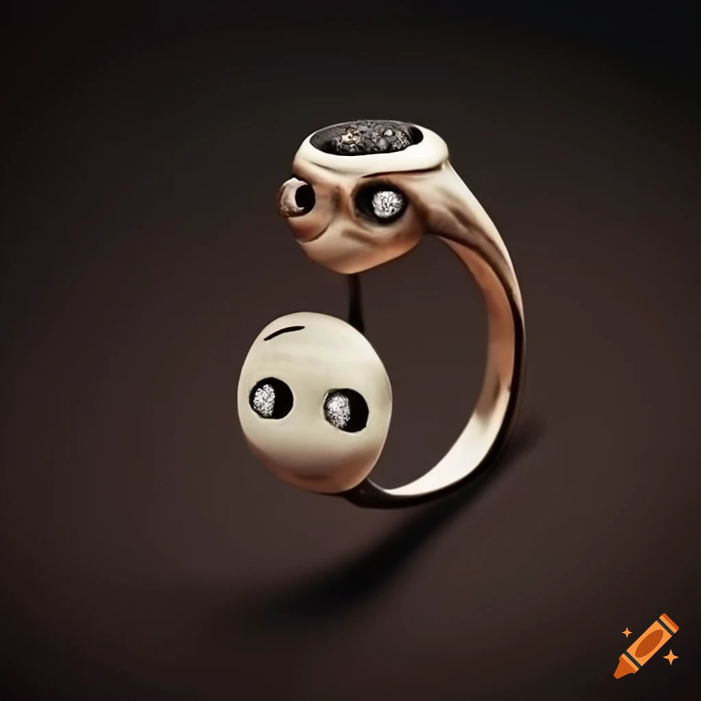 tim burton inspired ring