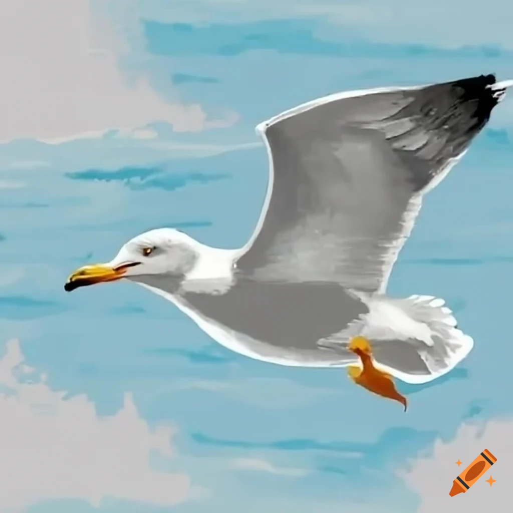 seagulls flying over a rocky coastline