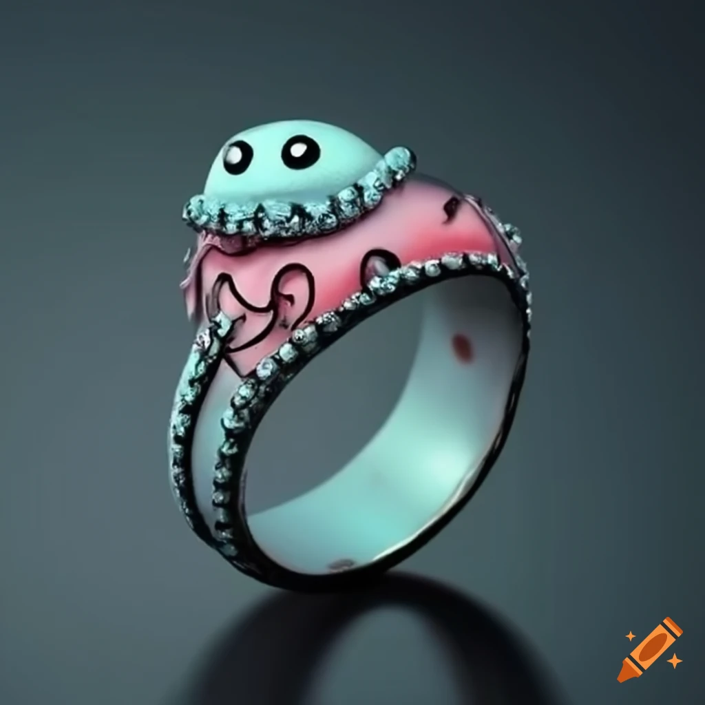 tim burton-inspired ring