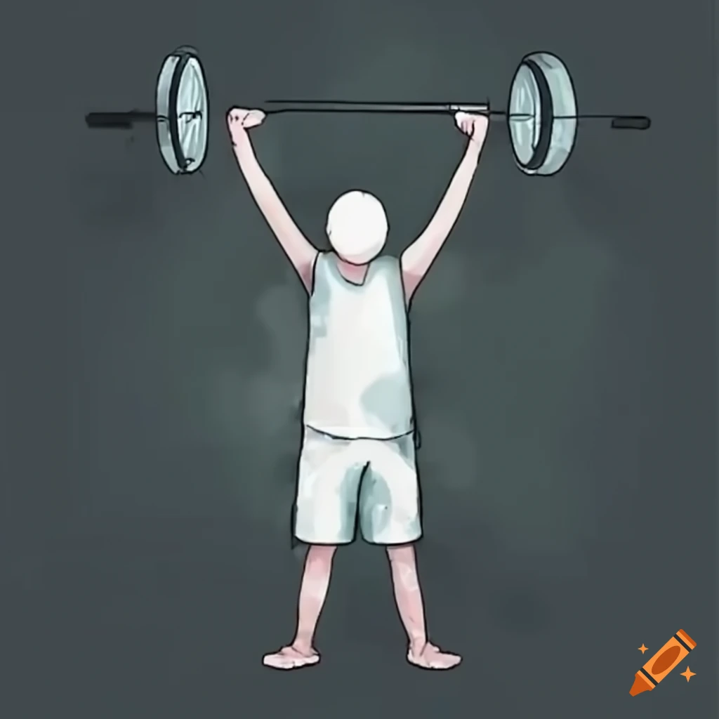 image of a person lifting a barbell