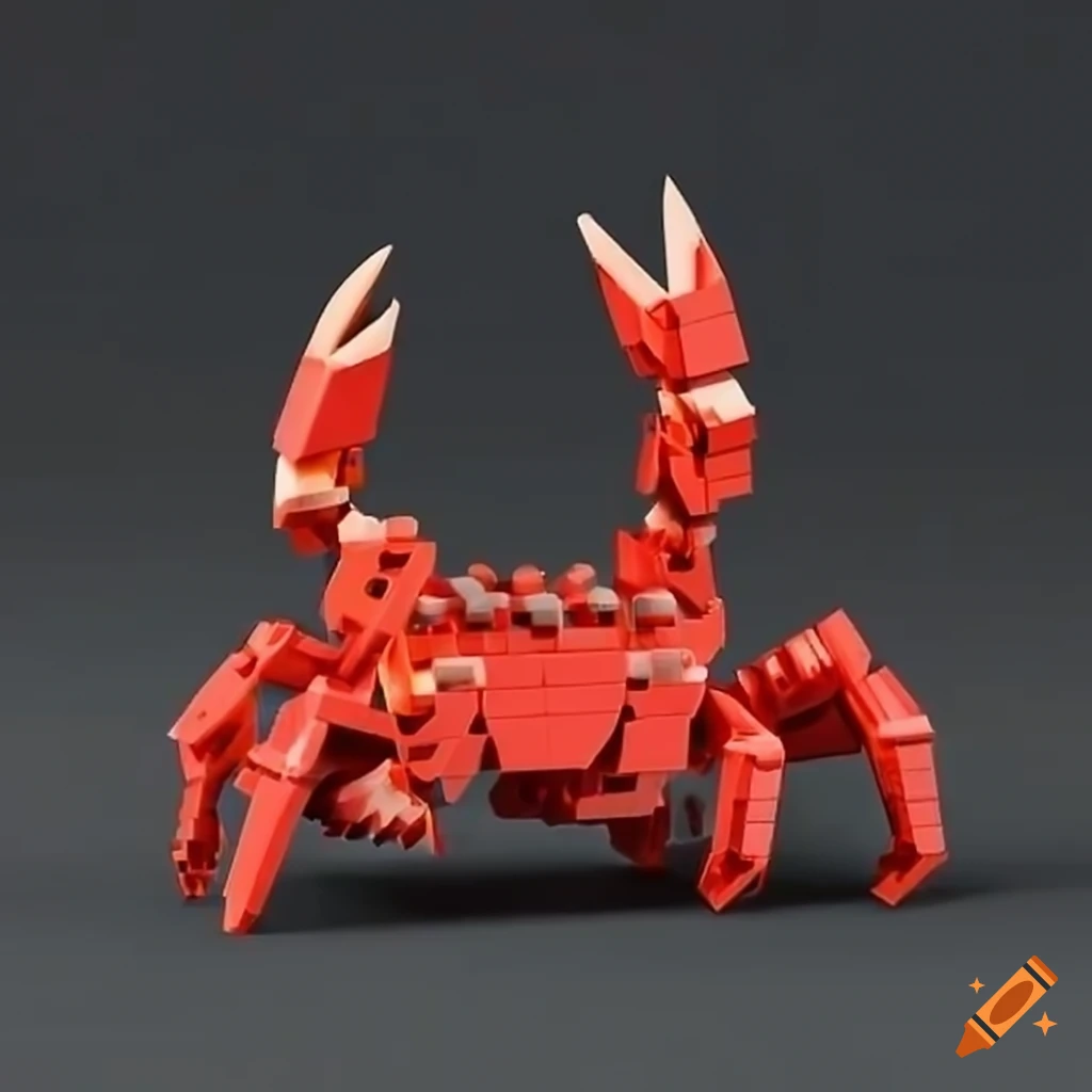 red LEGO crab