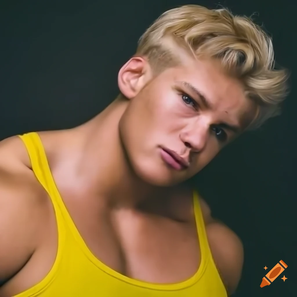 closeup of a confident muscular man in gym clothes