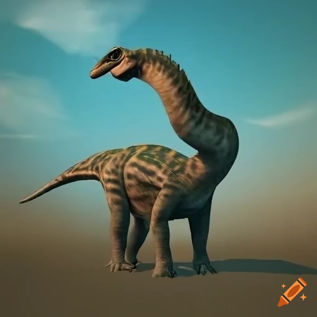 detailed depiction of a duckbill hadrosaur dinosaur
